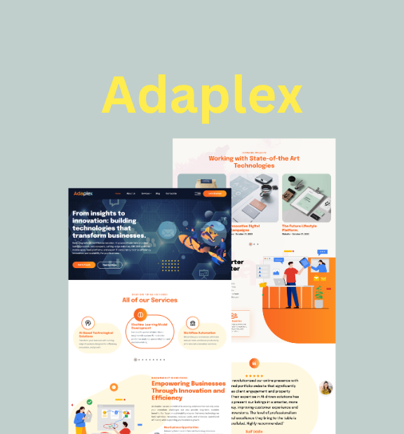 Digital agency website design