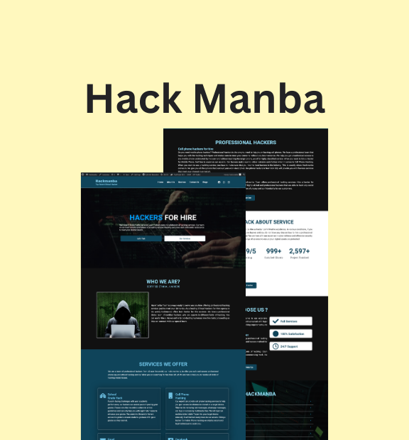 Hack Manba – Ethical Hacking & Penetration Testing Services | White-Hat Cybersecurity Website