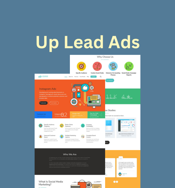 UpLeapAds – Digital Advertising Agency Website for Facebook, Instagram & Google Ads